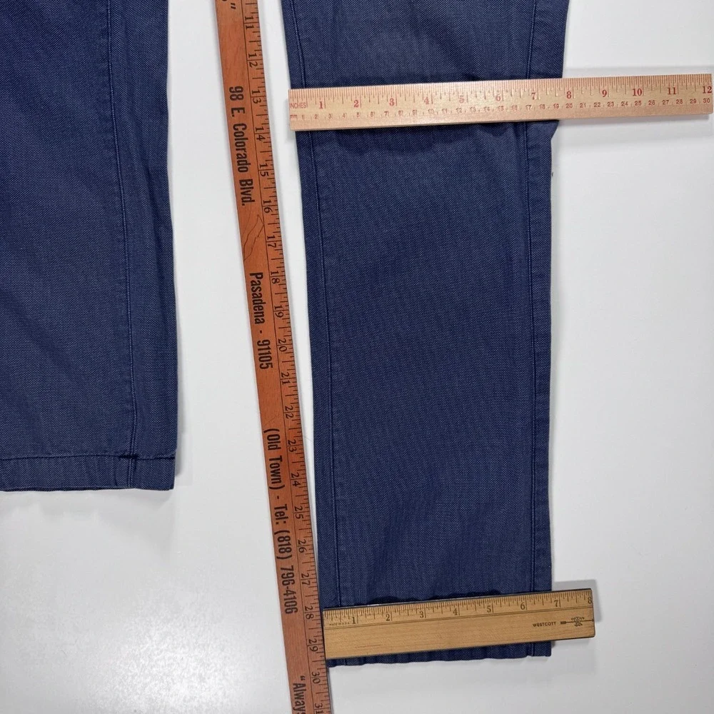 BANANA REPUBLIC Kentfield Chino Pant Mens 30x32 (actual 30x30) Blue Straight Leg
